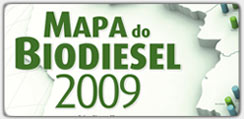 Mapa das Usinas de biodiesel 2009