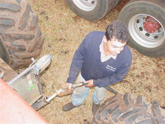 Primeira entegra de biodiesel do BRasil pelo sistema de troca