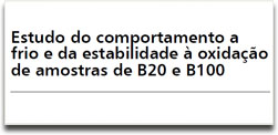 Estabilidade do biodiesel e misturas