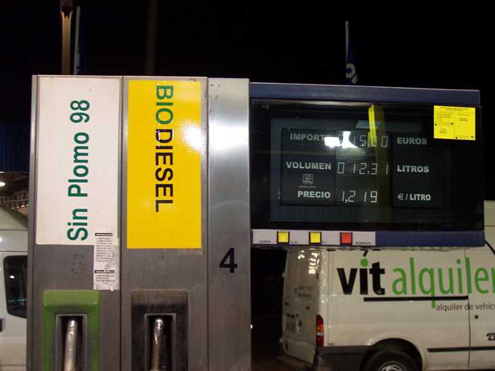 Espanha consumiu 9,3% mais biodiesel no 1º semestre de 2015
