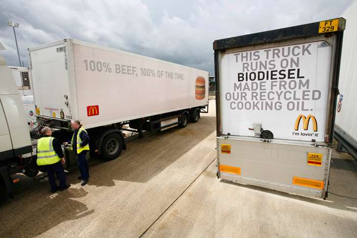 McDonald’s rodou 5 milhões de km com biodiesel puro