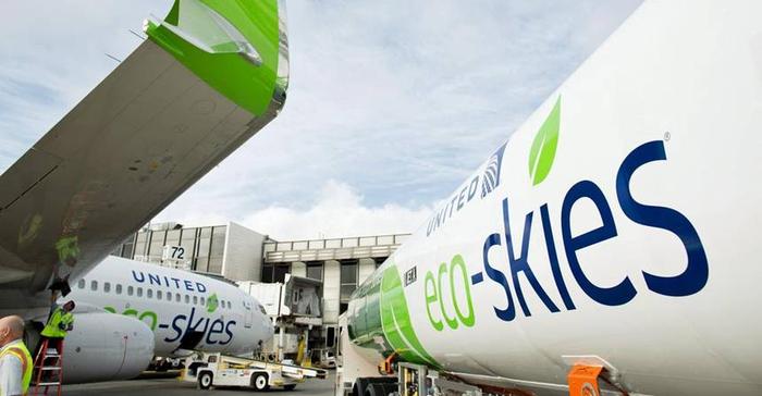United realiza maior voo transatlântico com biocombustível