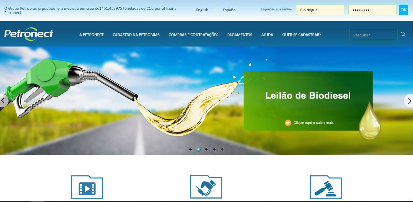 914,2 milhões de litros foram arrematados durante o L64
