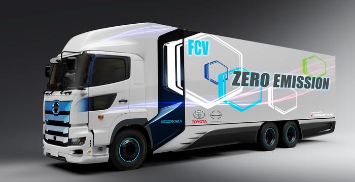 Toyota e Hino vão desenvolver caminhão movido a célula de hidrogênio