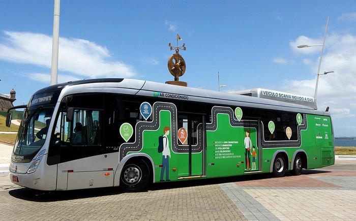 Ônibus movido a GNV e biometano inicia fase de testes em Salvador