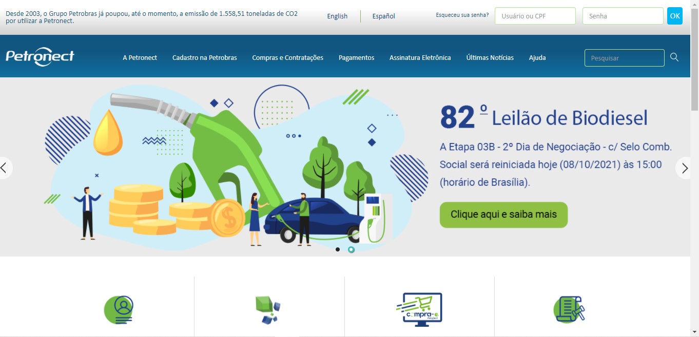 Problema técnico paralisa leilão, disputa será retomada às 15h00