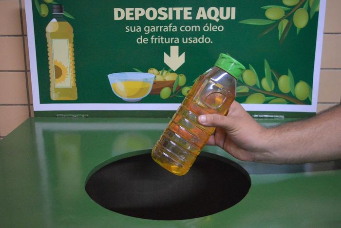 Projeto prevê coletar 700 mil litros de óleo de cozinha usado