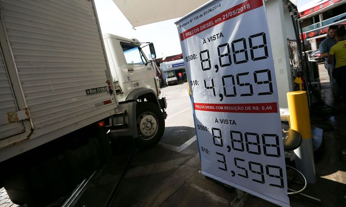 ANP: preço médio do diesel S10 caiu 0,1% na semana passada