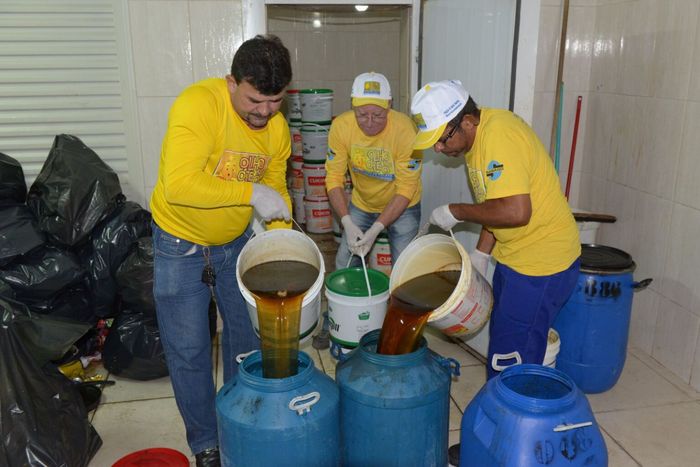  “Olho no Óleo” coletou mais de meio milhão de litros de óleo de fritura em 11 anos