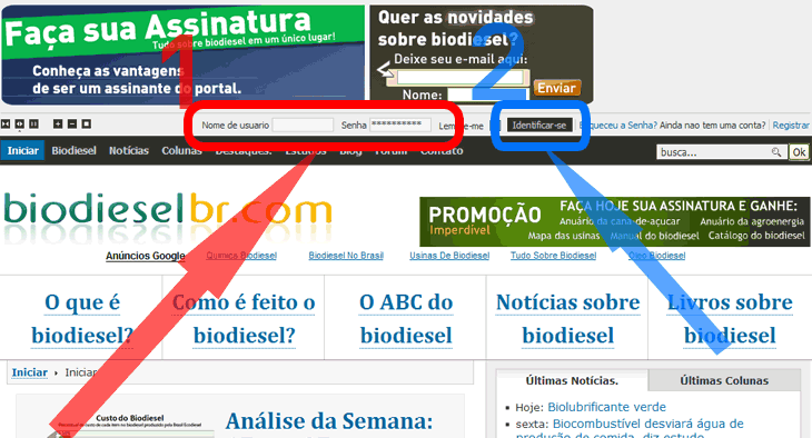 Como acessar o site Como acessar o site