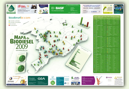 Mapa do biodiesel verso 2009